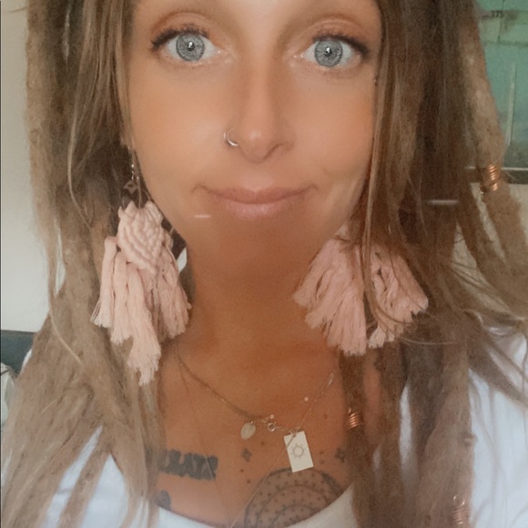 Macrame Earrings - Picture 8 of 8